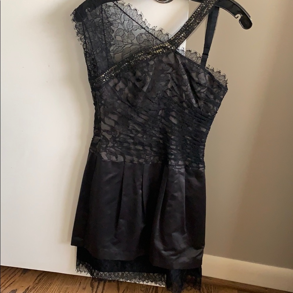 BCBG Black Lace Cocktail Dress